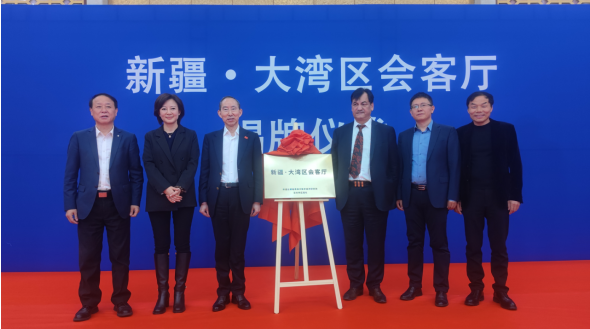 <b>中国国际文化传播中心执行主席龙宇翔出席“新疆·大湾区会客厅”揭牌仪式</b>