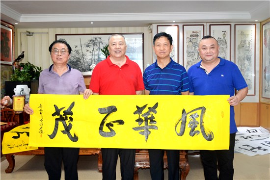 唐之享在湖南省企业文化促进会调研 彭崇谷、曾昭才、谢建军等陪同