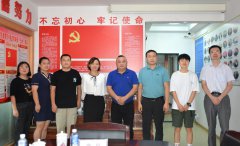 长沙市韭菜园社区党支部书记王晶一行拜访湖南福寿堂文化传媒集团